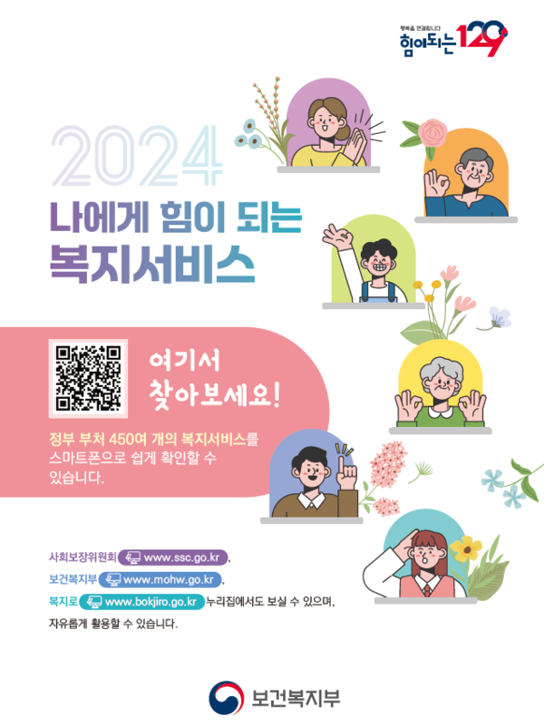 2024 나에게 힘이 되는 복지서비스 홍보 포스터 (사진 : 보건복지부)